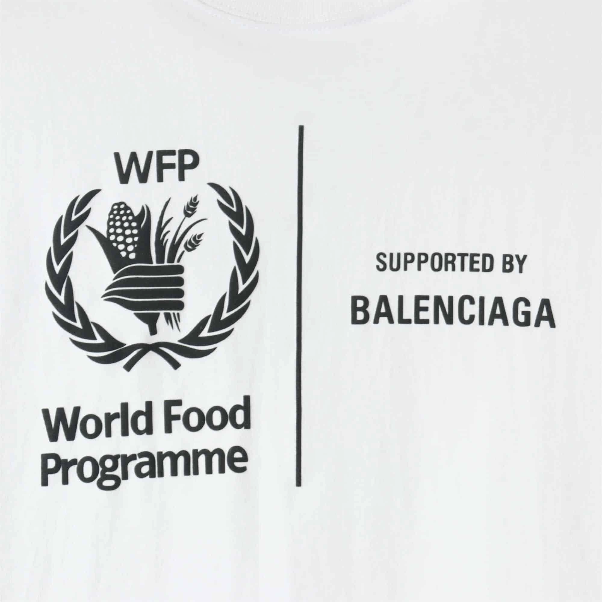 Comfortable 1485 Balenciaga World Food Programme T-Shirt – BBS027
