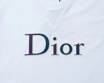 Comfortable 2863 CD Reflective Logo Letter T-Shirt – CDS050