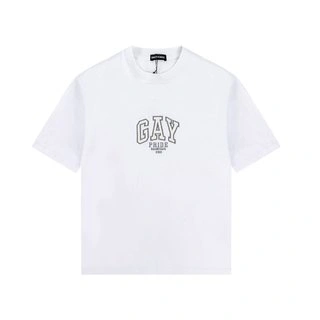 Comfortable 5308 BALENCIAGA CLASSIC GAY PRIDE T-SHIRT – BBS066