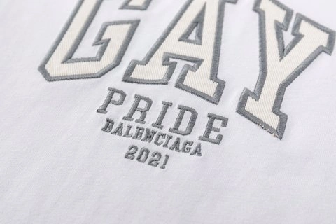 Comfortable 5308 BALENCIAGA CLASSIC GAY PRIDE T-SHIRT – BBS066