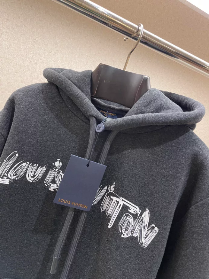 Comfortable 5615 Louis Vuitton Printed Cotton Hoodie – SLV040