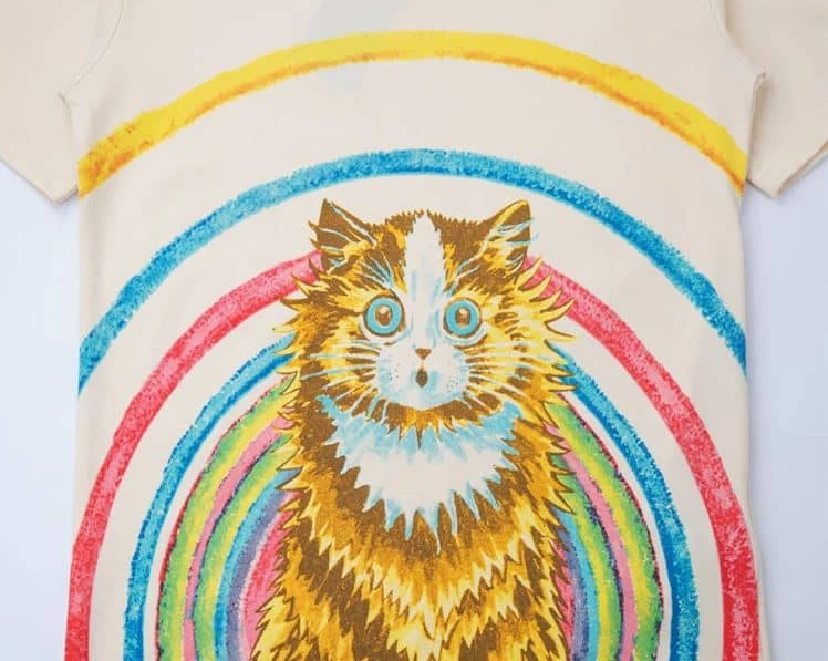 Comfortable 6438 GUCCI CATS T-SHIRT – GCS166