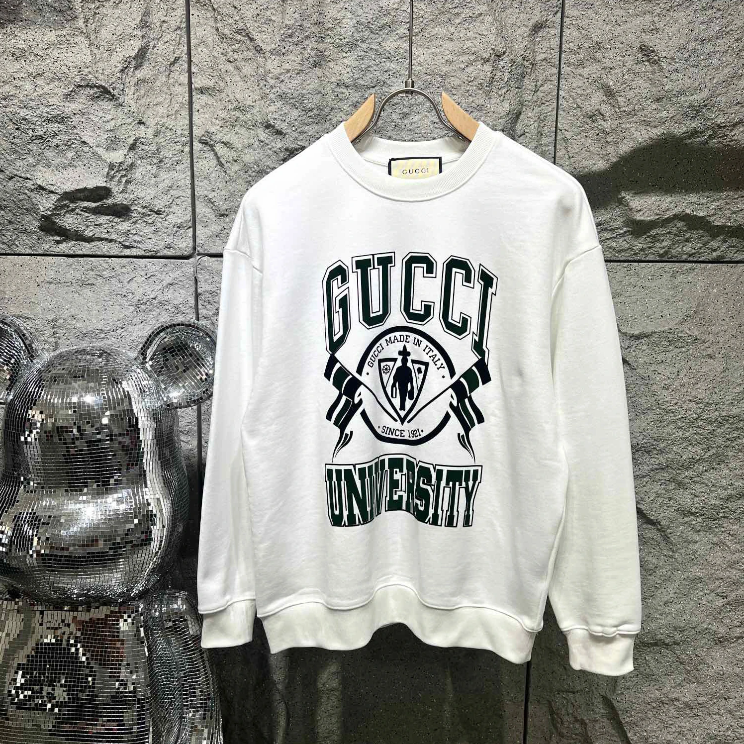 Comfortable 795 Gucci Cotton Jersey Printed Sweatshirt- GBH024
