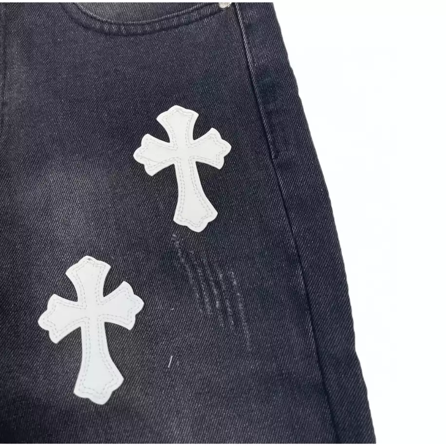 Cross Patch Jeans Chrome Hearts – AJ071 Trendy 3687