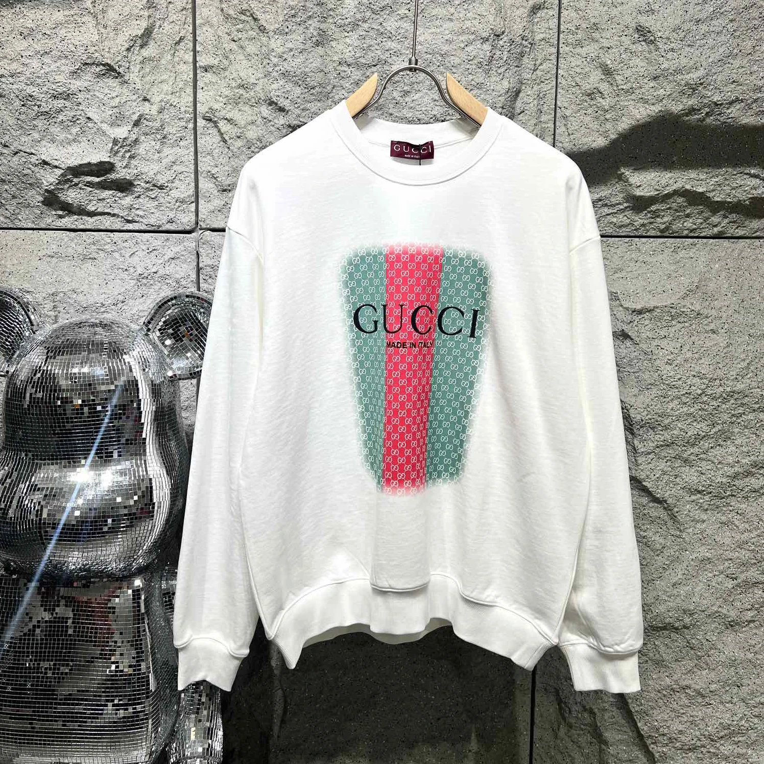 DailyWear 121 Gucci Cotton Jersey Printed Sweatshirt- GBH022