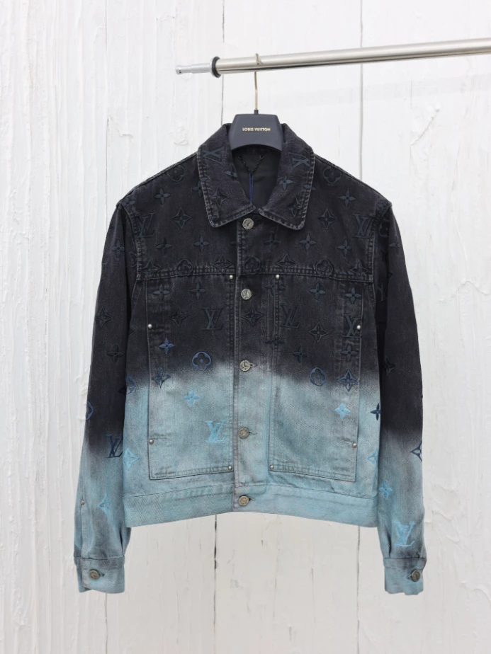 DailyWear 4382 Louis Vuitton Embroidered Denim Blouson Jacket – LC008