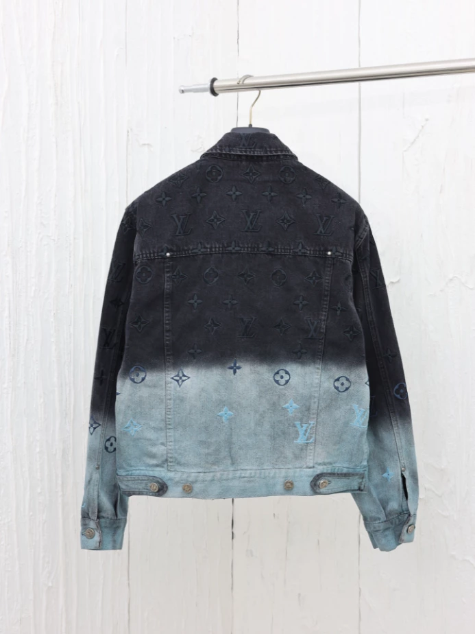 DailyWear 4382 Louis Vuitton Embroidered Denim Blouson Jacket – LC008