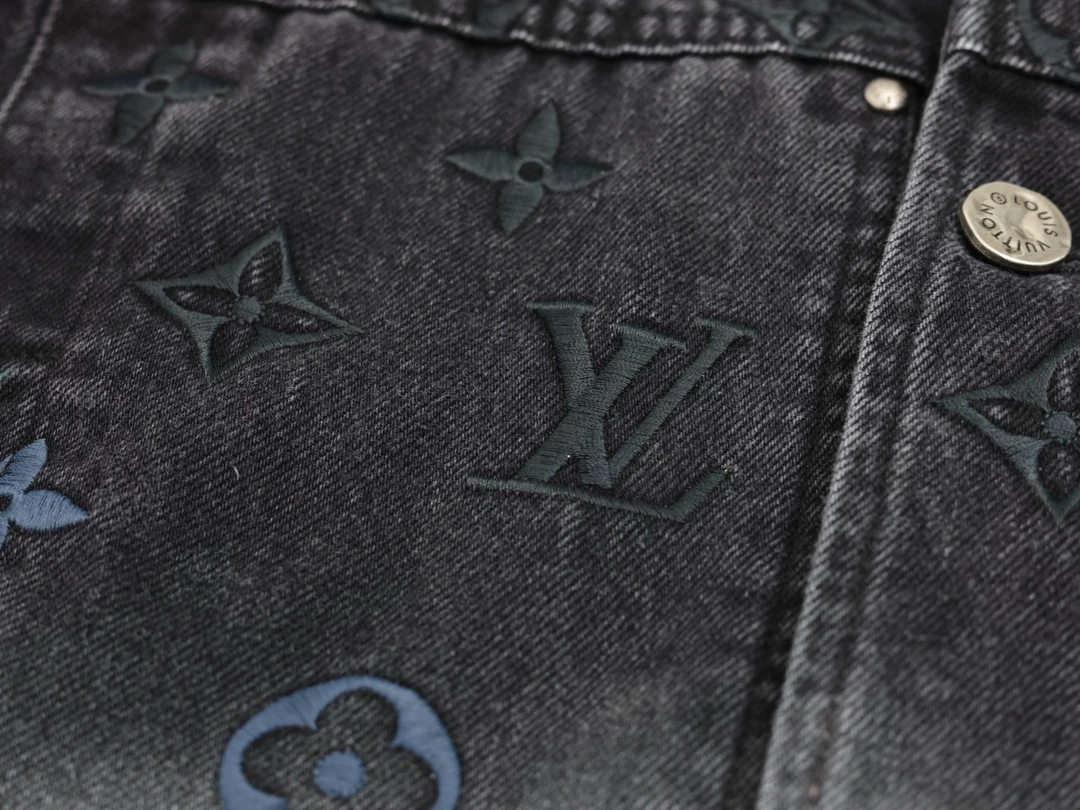 DailyWear 4382 Louis Vuitton Embroidered Denim Blouson Jacket – LC008