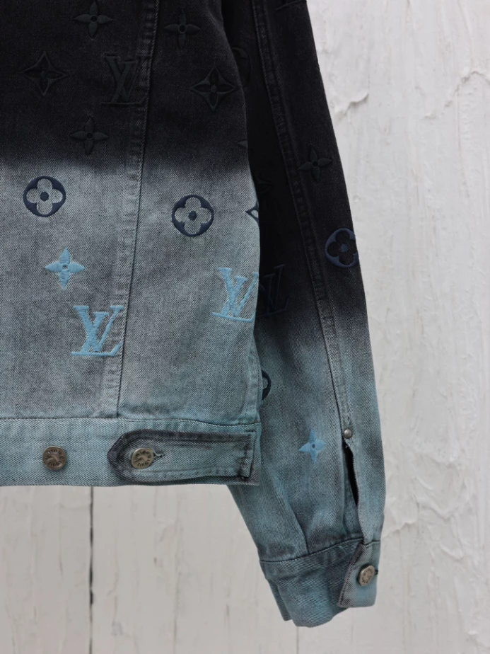 DailyWear 4382 Louis Vuitton Embroidered Denim Blouson Jacket – LC008