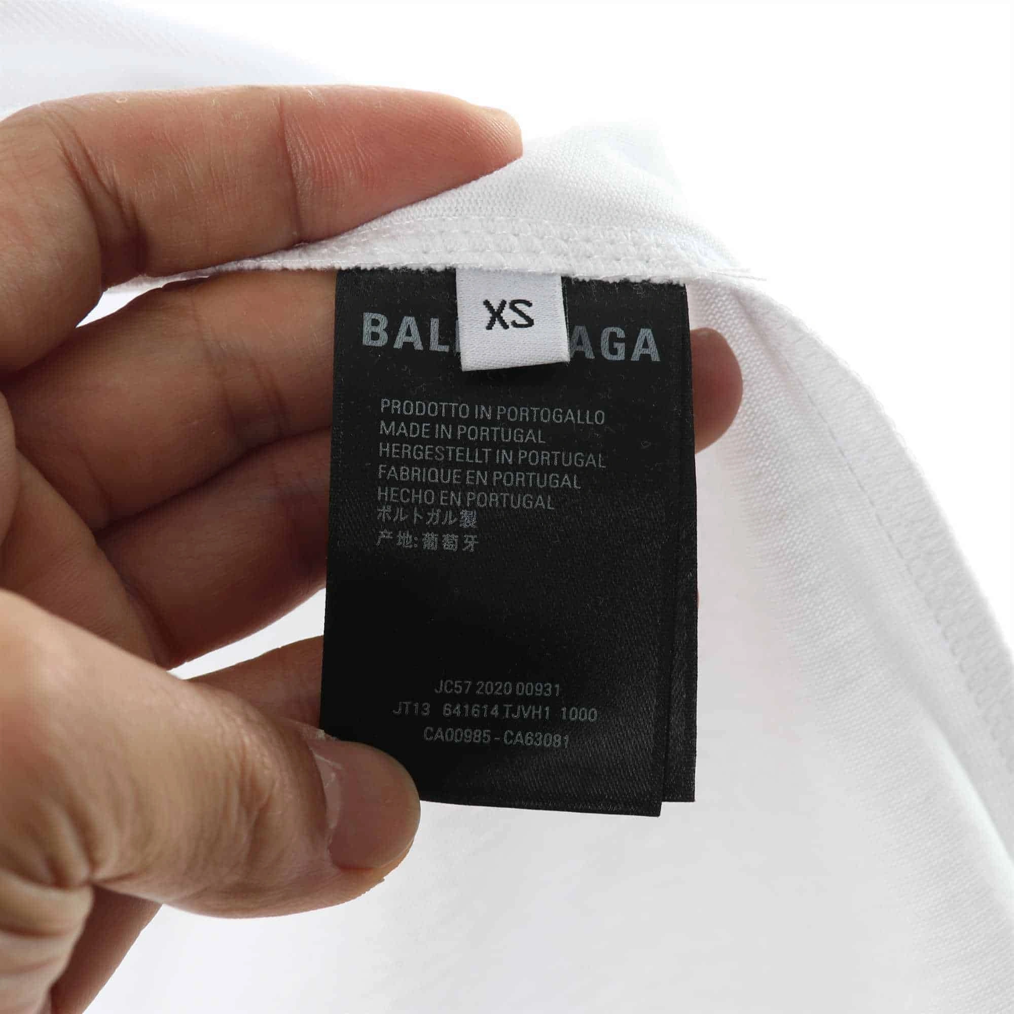 DailyWear 8555 Balenciaga Metallic Printed Cotton Jersey T-Shirt – BBS014