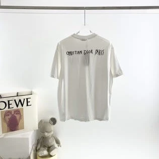 Dior Embroidered Sketch Signature Logo T-Shirt – CDS046 Affordable 1241