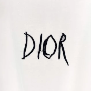 Dior Embroidered Sketch Signature Logo T-Shirt – CDS046 Affordable 1241
