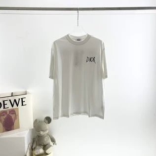 Dior Embroidered Sketch Signature Logo T-Shirt – CDS046 Affordable 1241