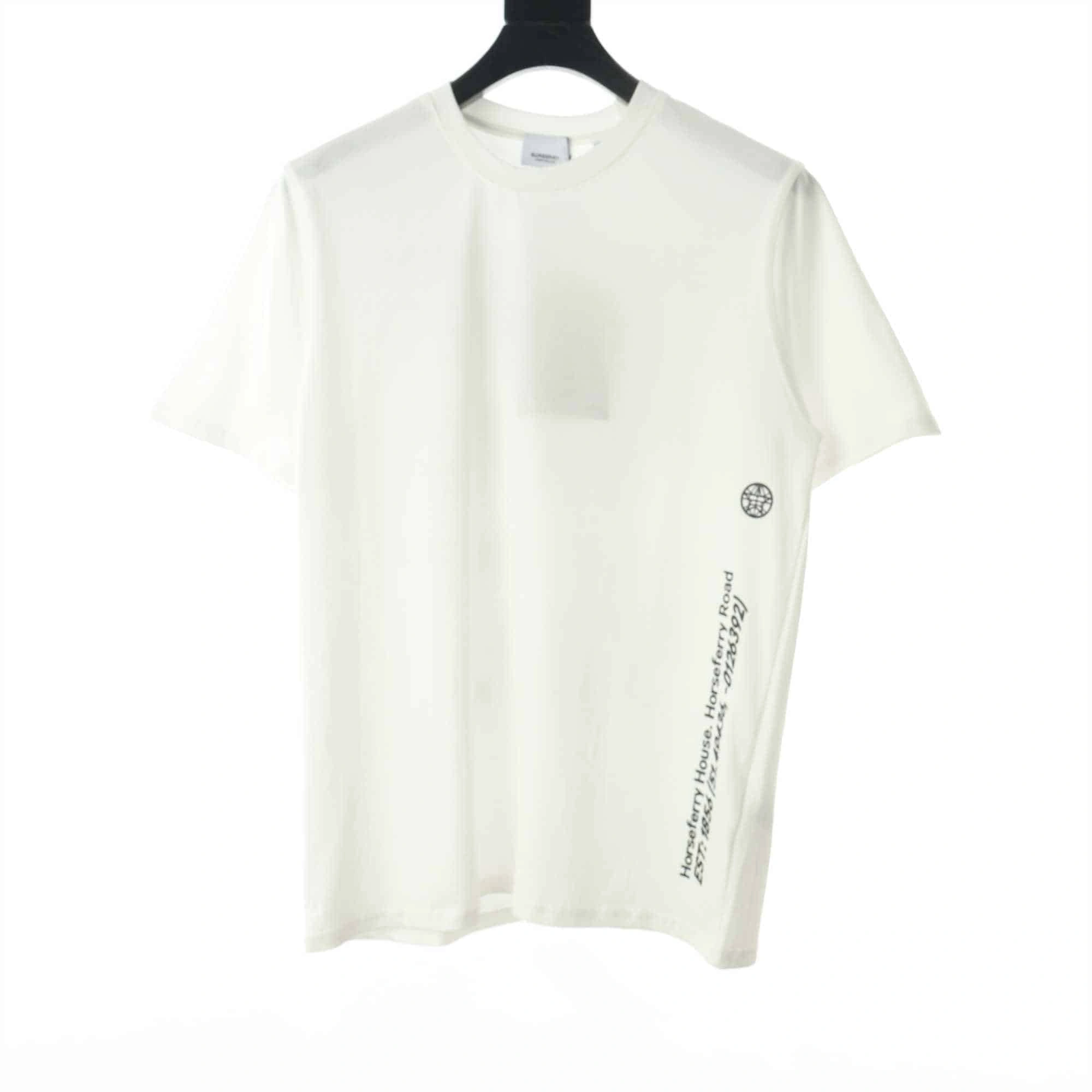 EasyMatch 1238 Burberry White Carrick Coordinate T-Shirt – BBRS09