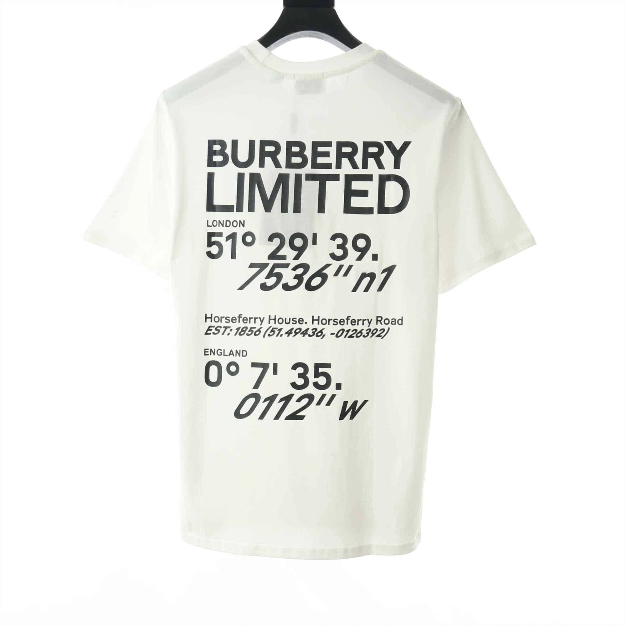 EasyMatch 1238 Burberry White Carrick Coordinate T-Shirt – BBRS09