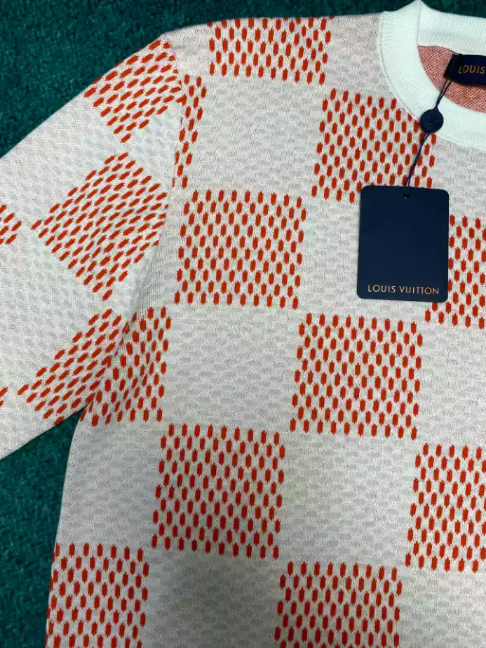 EasyMatch 1753 Louis Vuitton Damier Jacquard Cotton Pullover – SLV050