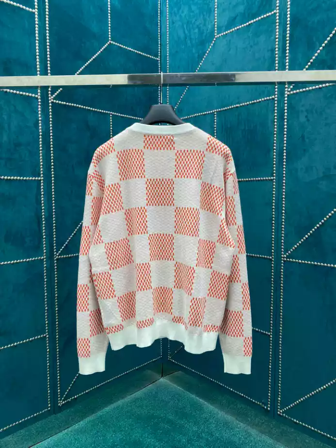 EasyMatch 1753 Louis Vuitton Damier Jacquard Cotton Pullover – SLV050