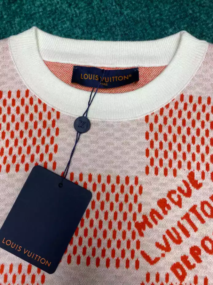 EasyMatch 1753 Louis Vuitton Damier Jacquard Cotton Pullover – SLV050