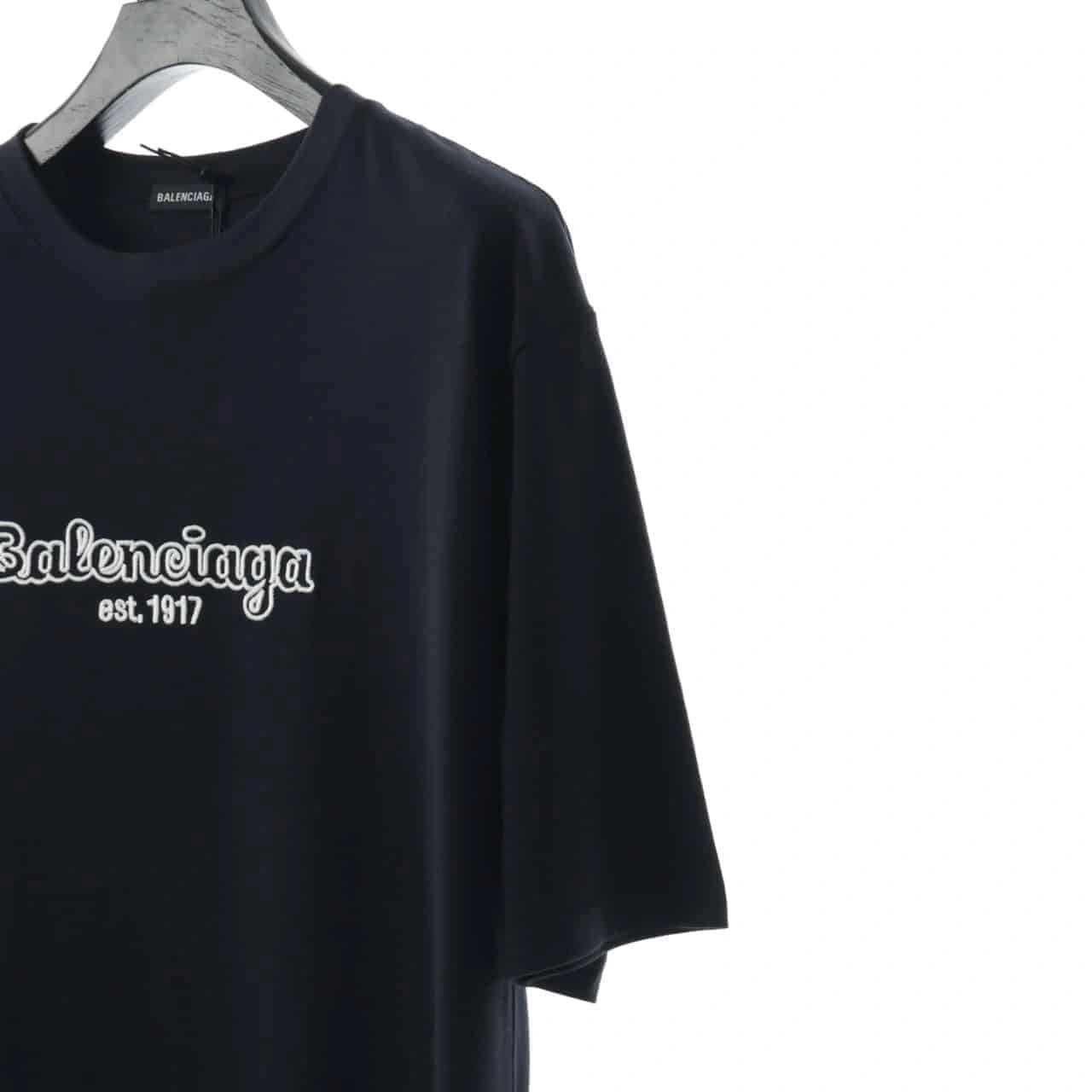 EasyMatch 6568 BALENCIAGA CHEST LOGO SHORT SLEEVE T SHIRT
