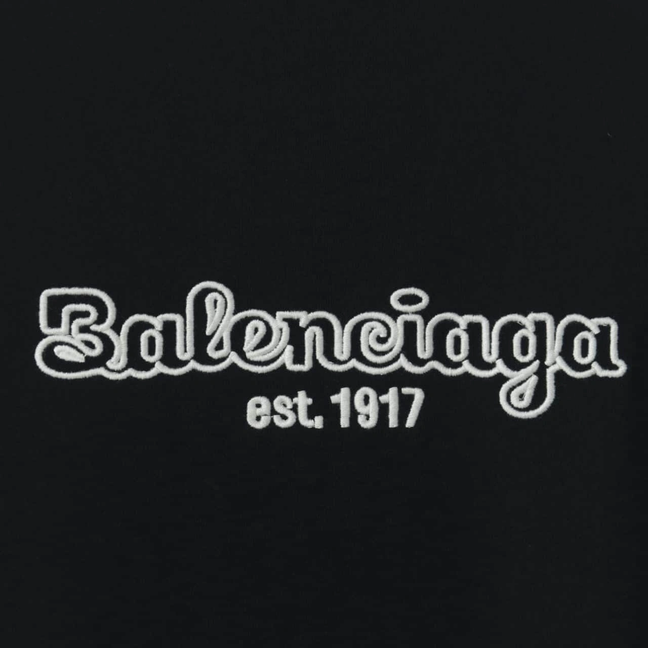 EasyMatch 6568 BALENCIAGA CHEST LOGO SHORT SLEEVE T SHIRT