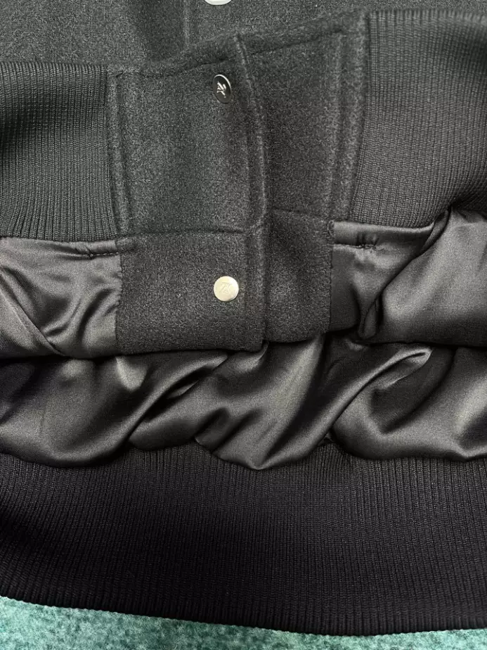 Fashionable 4527 Louis Vuitton Signature Varsity Blouson Black and White – LC004