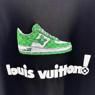 Fashionable 5704 Louis Vuitton T-shirt LV shoes embroidery – LSVT98