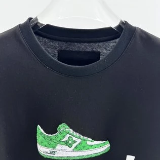 Fashionable 5704 Louis Vuitton T-shirt LV shoes embroidery – LSVT98