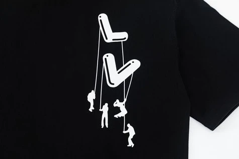 GoAnywhere 4493 Louis Vuitton Paratrooper Character Letter Print T-shirt – LSVT082
