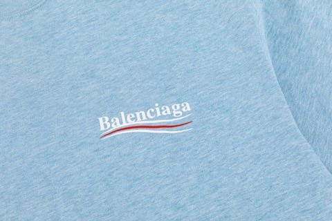 GoodFit 5611 BALENCIAGA CLASSIC LIGHT BLUE COKE SHORT SLEEVE – BBS055