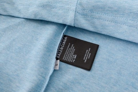 GoodFit 5611 BALENCIAGA CLASSIC LIGHT BLUE COKE SHORT SLEEVE – BBS055