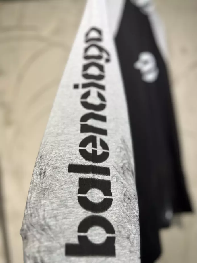 HighQuality 7310 Balenciaga 3B Stencil Hooded Raglan T-Shirt Oversized in Black- SBH013 HighQuality 7310 Balenciaga 3B Stencil Hooded Raglan T-Shirt Oversized in Black- SBH013