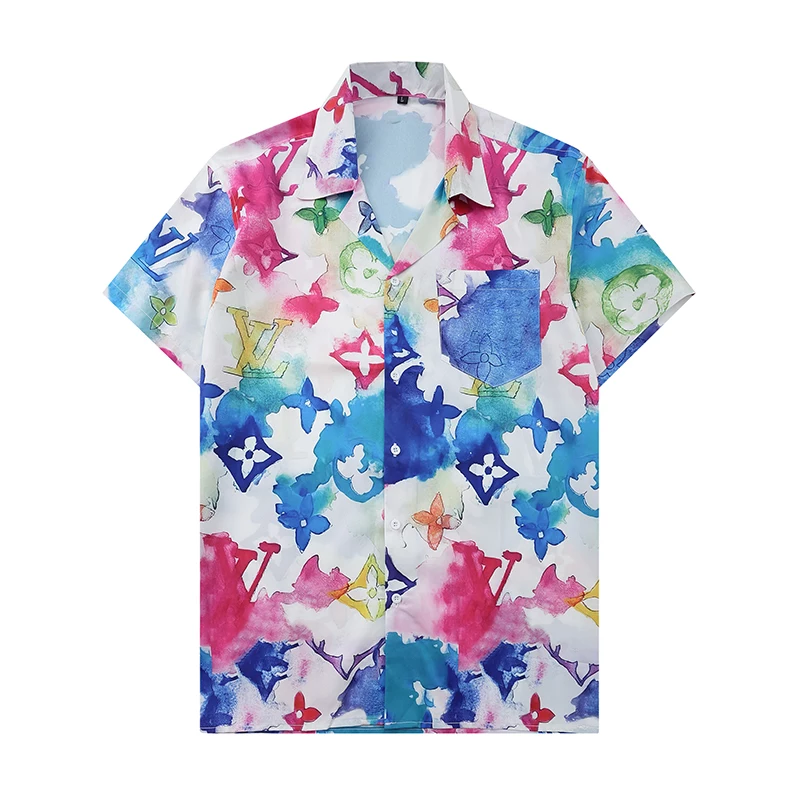 LV Short-Sleeved Shirt – LVS022 Affordable 8961
