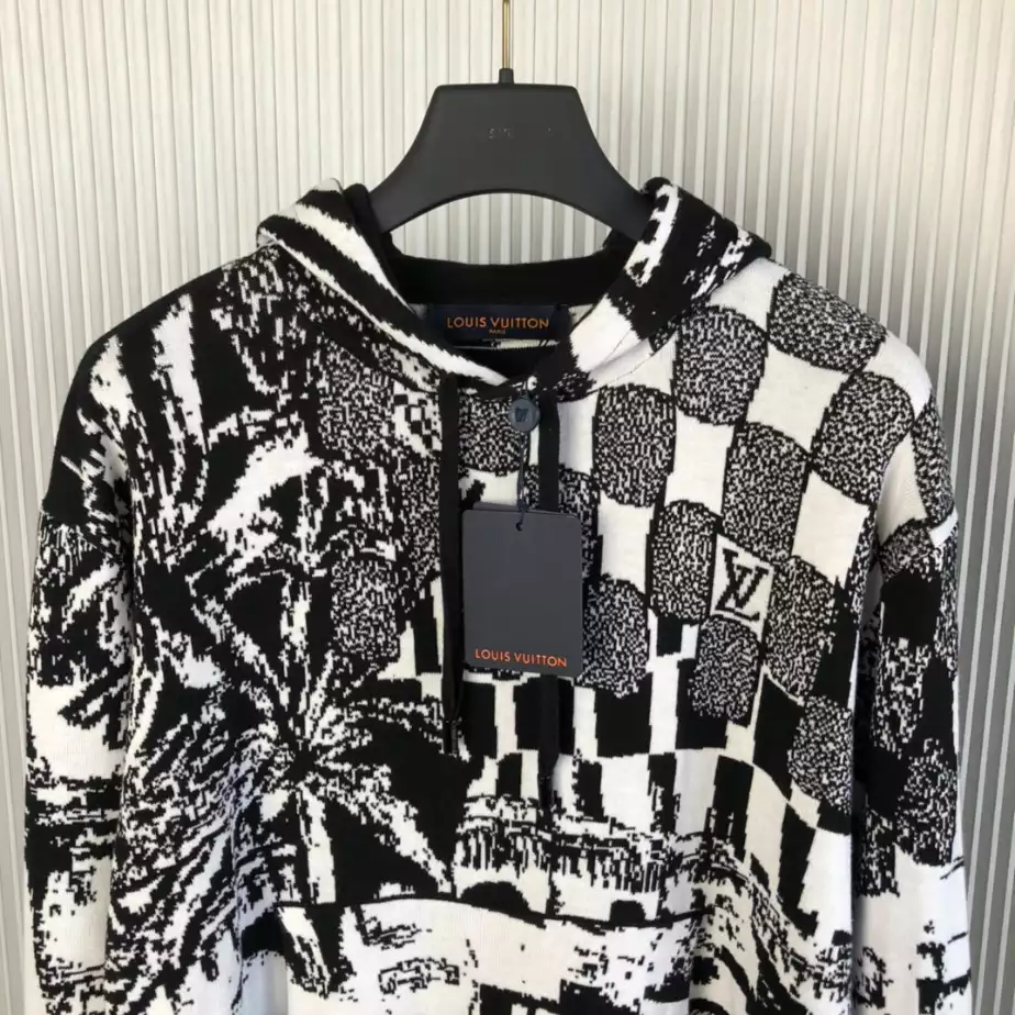 Louis Vuitton  Parisian Collage Jacquard Hoodie  – SLV042 Comfortable 5251