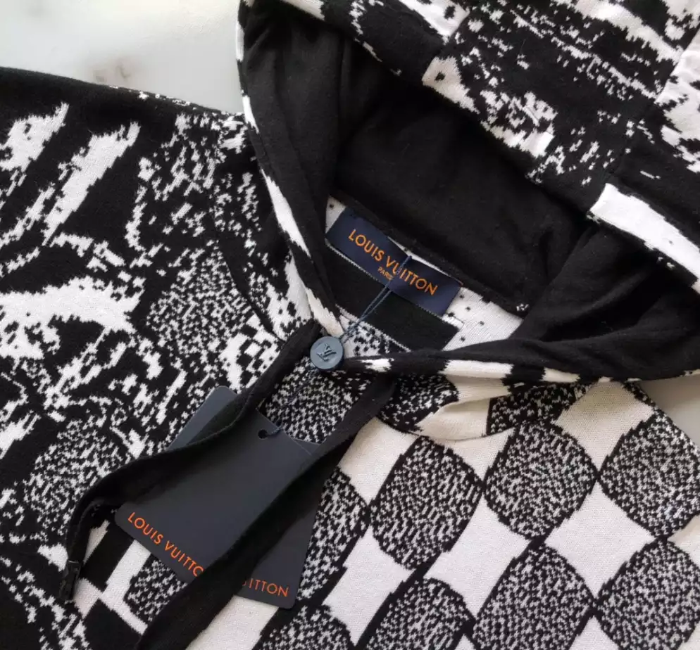 Louis Vuitton  Parisian Collage Jacquard Hoodie  – SLV042 Comfortable 5251