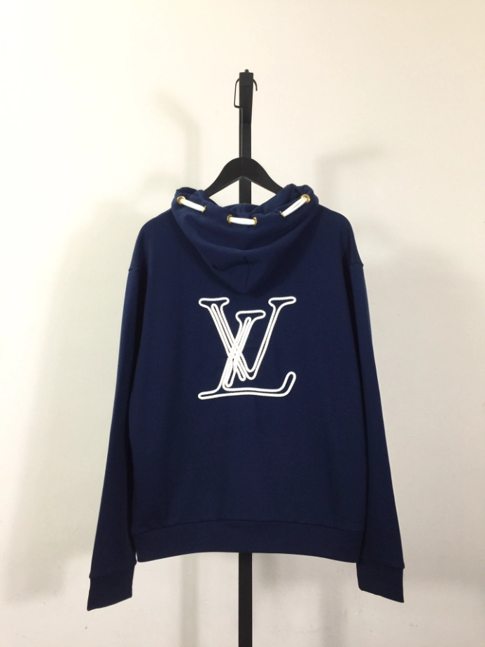 Louis Vuitton Cotton Jersey Hoodie – SLV041 Fashionable 8686