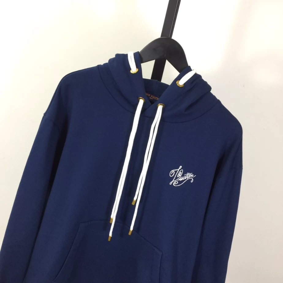 Louis Vuitton Cotton Jersey Hoodie – SLV041 Fashionable 8686