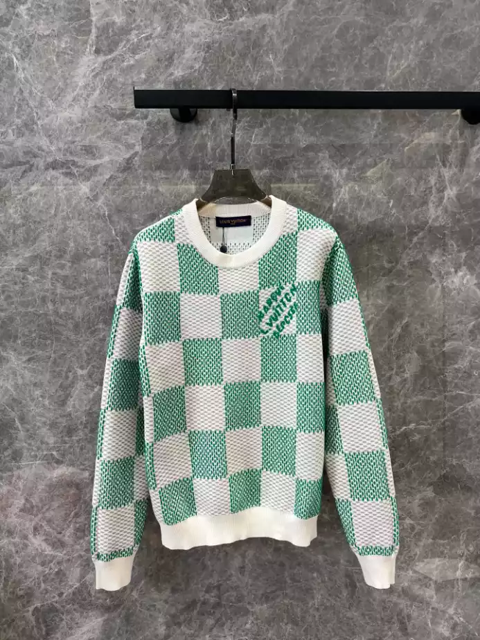 Louis Vuitton Damier Jacquard Cotton Pullover – SLV049 SportInspired 6984