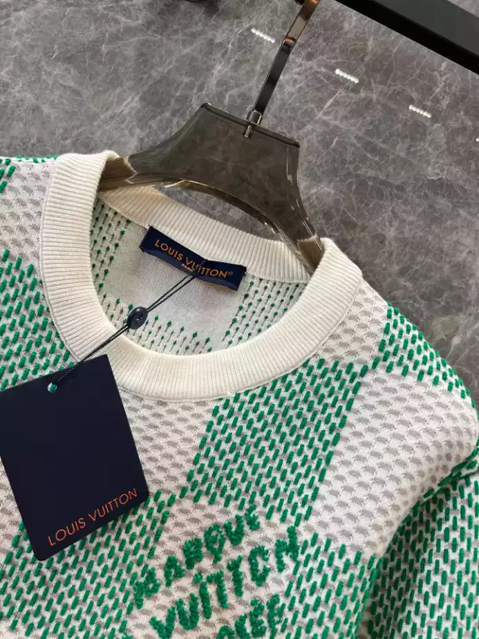 Louis Vuitton Damier Jacquard Cotton Pullover – SLV049 SportInspired 6984