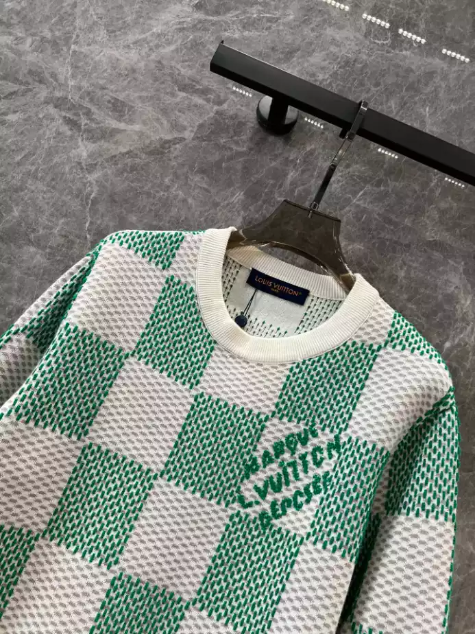 Louis Vuitton Damier Jacquard Cotton Pullover – SLV049 SportInspired 6984