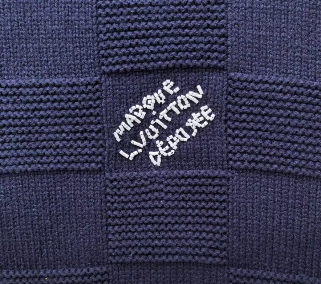 Louis Vuitton Damier Pullover With Pearl Signature – SLV052 AllSeason 2046