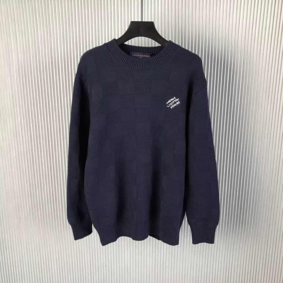 Louis Vuitton Damier Pullover With Pearl Signature – SLV052 AllSeason 2046
