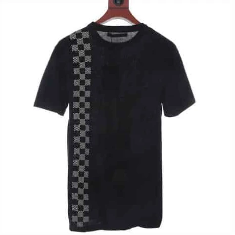 Louis Vuitton Damier Stripe Jacquard T-Shirt – LSVT48 NewStyle 6443
