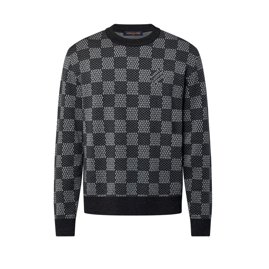 Louis Vuitton Damier Wool Crewneck – SLV058 Comfortable 1638