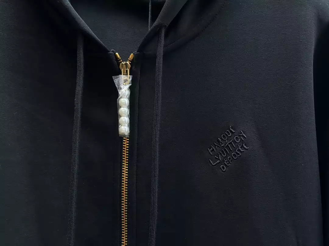 Louis Vuitton Embroidered Jersey Zip Through Hoodie – SLV055 SportInspired 7828