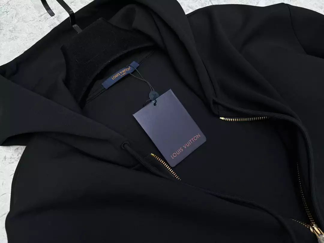 Louis Vuitton Embroidered Jersey Zip Through Hoodie – SLV055 SportInspired 7828