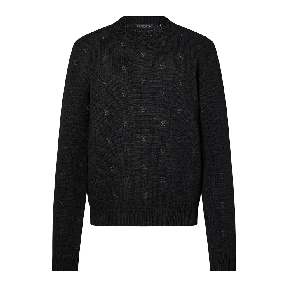 Louis Vuitton Embroidered Signature Merino Crewneck – SLV030 TopPick 5079