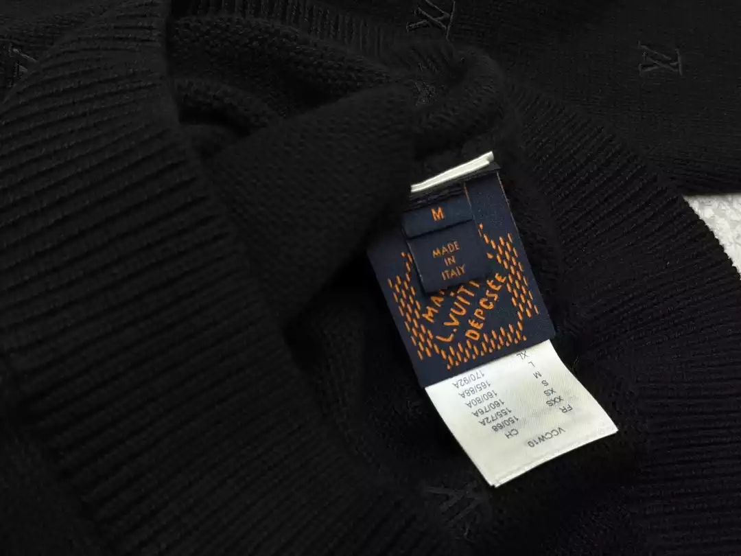 Louis Vuitton Embroidered Signature Merino Crewneck – SLV030 TopPick 5079