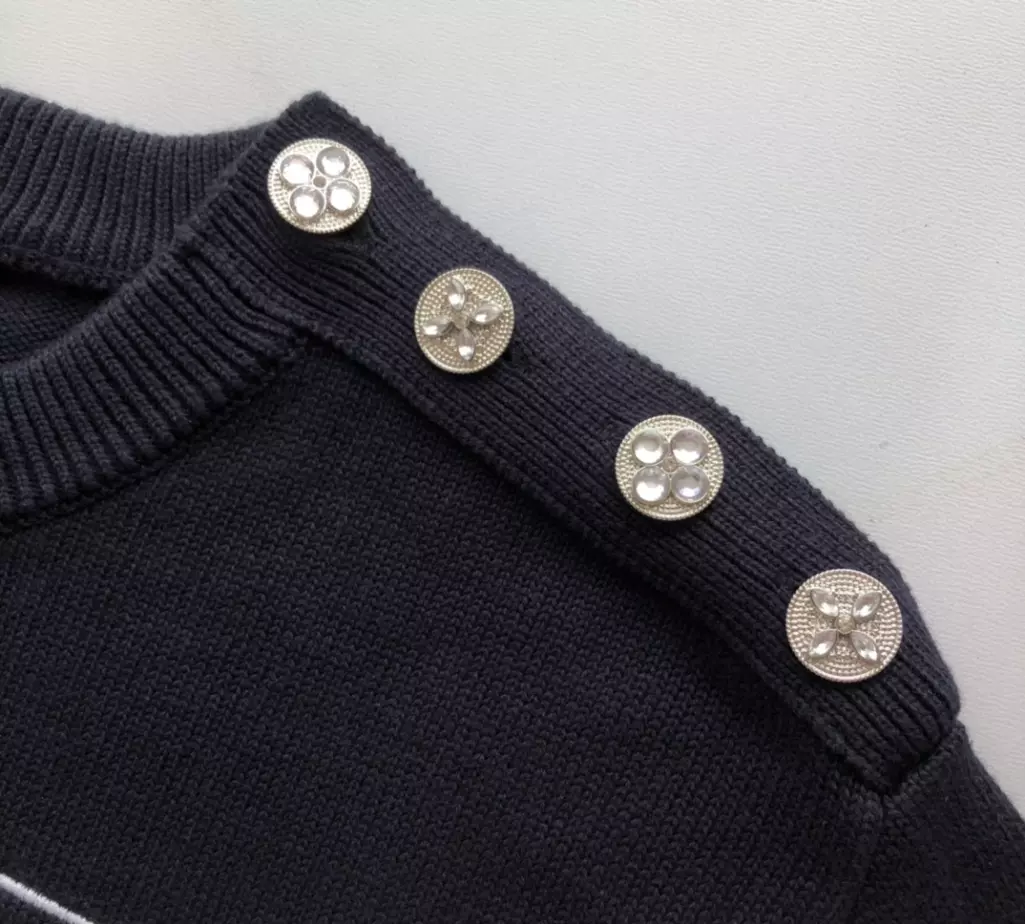 NewStyle 7367 Louis Vuitton Embroidered Cotton-Blend Crewneck – SLV053