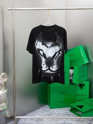 Popular 2246 Givenchy Oversized T-Shirt with Tag Effect Dog Print – GVS22