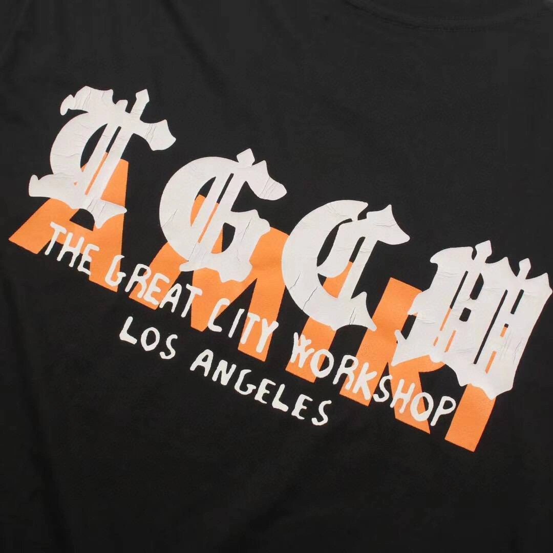 Popular 3701 Amiri Logo-Print Cotton T-Shirt – AMS056